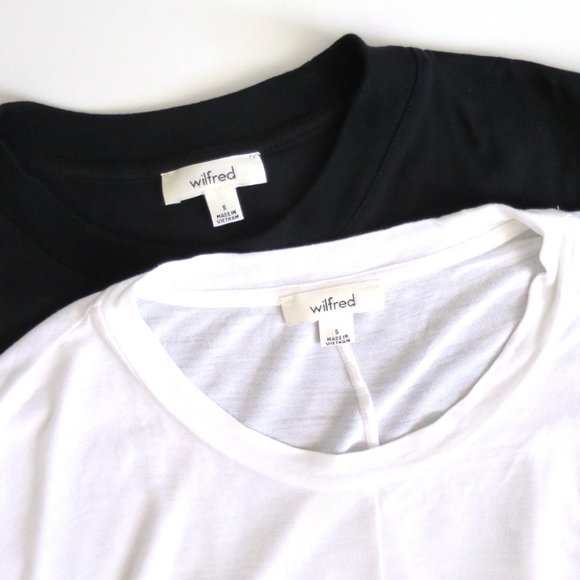 Lot of 2 Cropped Wilfred Tops Size S